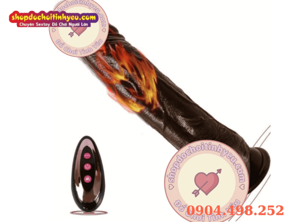 Dương Vật Giả Đen Rung Xoay Thụt