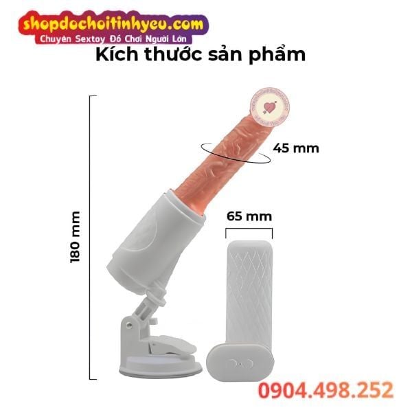 Dương vât giả Uegea rung thụt cực mạnh tỏa nhiệt gắn tường