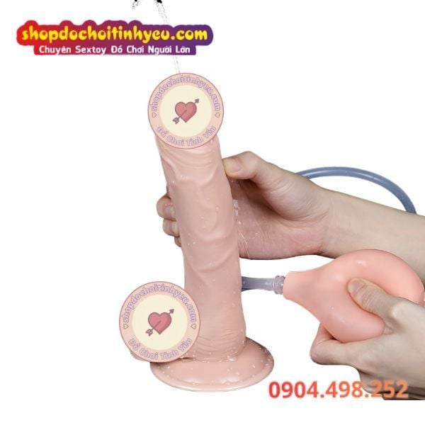 Dương vật giả xuất tinh phun nước hít tường Squirt Extreme