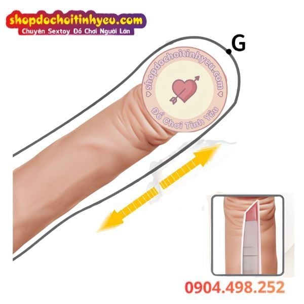 Dương vật giả YEAIN hồng 21cm silicon siêu mềm dẻo hít tường