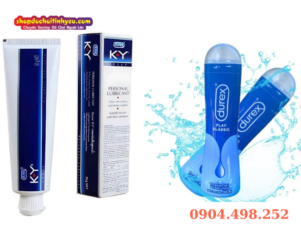 Gel bôi trơn Durex KY và Play Classic