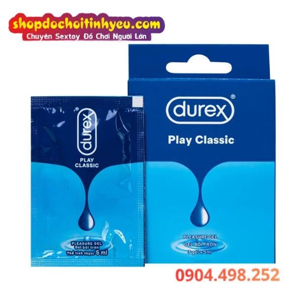 Gel Bôi Trơn Gốc Nước Durex Play Classic Dạng Gói Tiện Lợi
