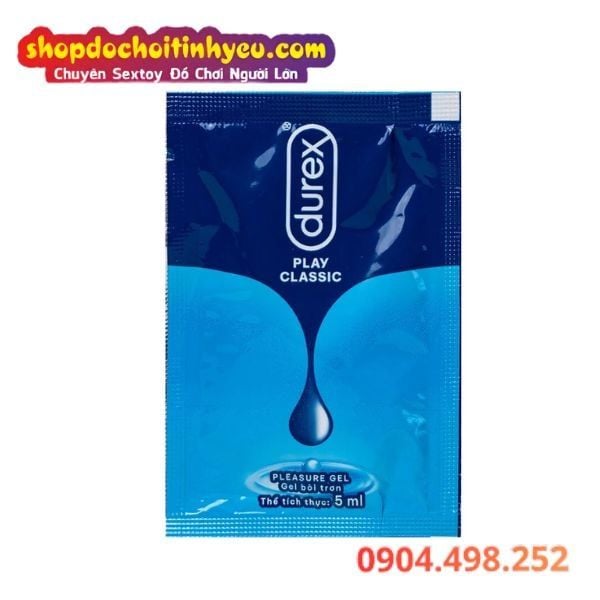Gel Bôi Trơn Gốc Nước Durex Play Classic Dạng Gói Tiện Lợi