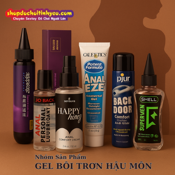 Gel bôi trơn hậu môn giúp giảm ma sát và bảo vệ niêm mạc