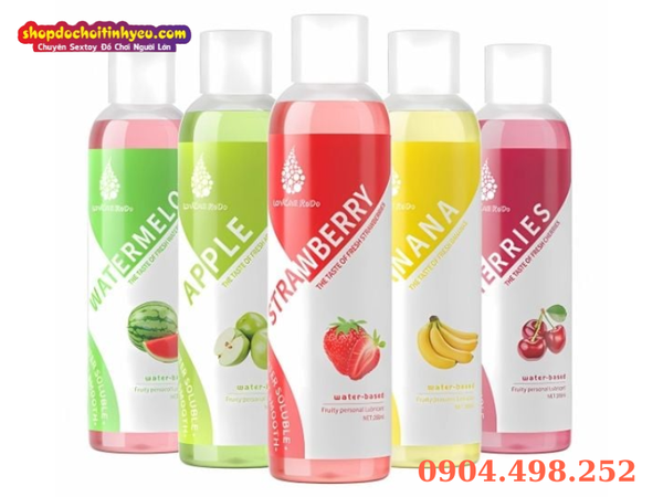 ChatGPT đã nói:  Gel bôi trơn hương trái cây gốc nước