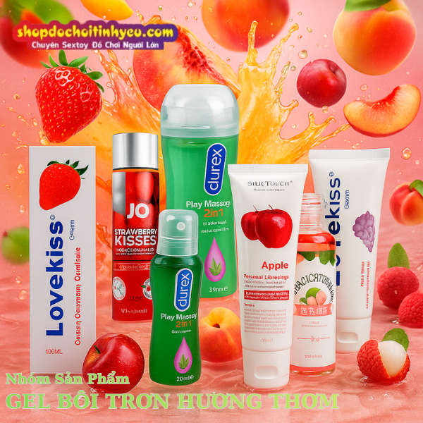 Gel bôi trơn hương thơm tăng cảm xúc lãng mạn