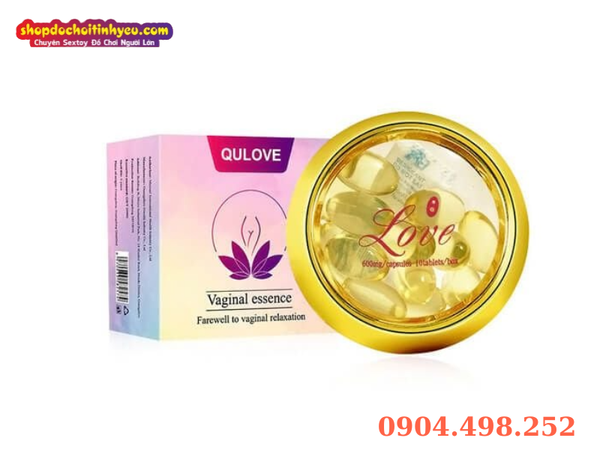 Viên nang tinh dầu đặt âm đạo Vaginal Essence thu hẹp làm hồng và dưỡng ẩm vùng kín