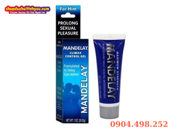 Gel chống xuất tinh sớm Mandelay Mỹ phổ biến và hiệu quả