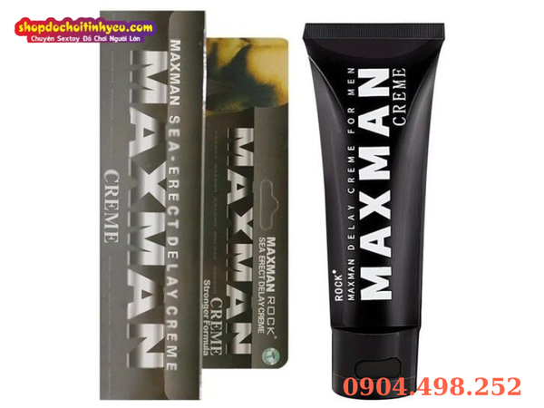 Gel Maxman xám tăng cường cương cứng và độ bền