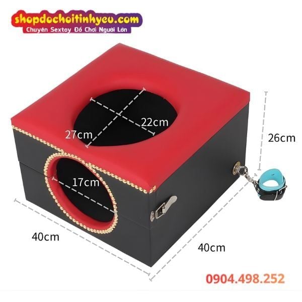 Ghế Huấn Luyện Khóa Tay Bắt Bạn Tình Chui Đầu Bú Liếm Âm Đạo