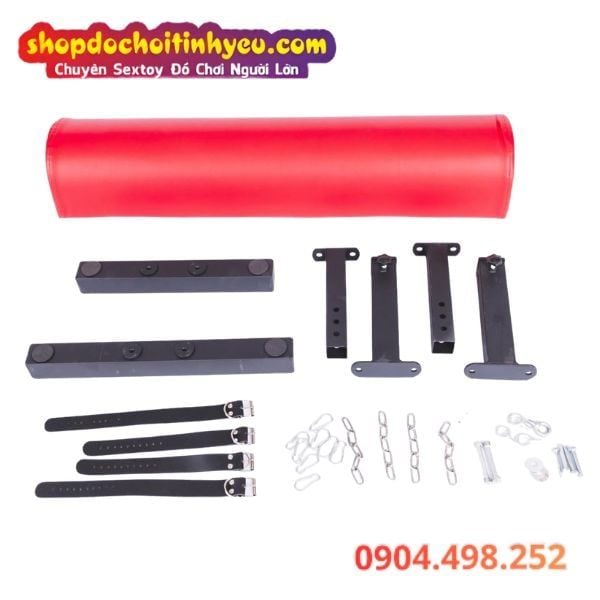 Ghế SM Hình Chữ U Ép Nằm Chổng Mông Kèm Còng Khóa Tay Chân