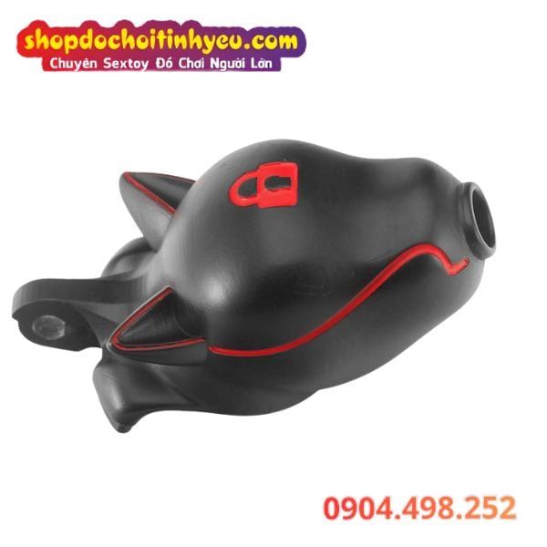 Khóa Dương Vật Thiết Kế Đầu Chó Kèm 4 Vòng Khóa Đa Kích Thước