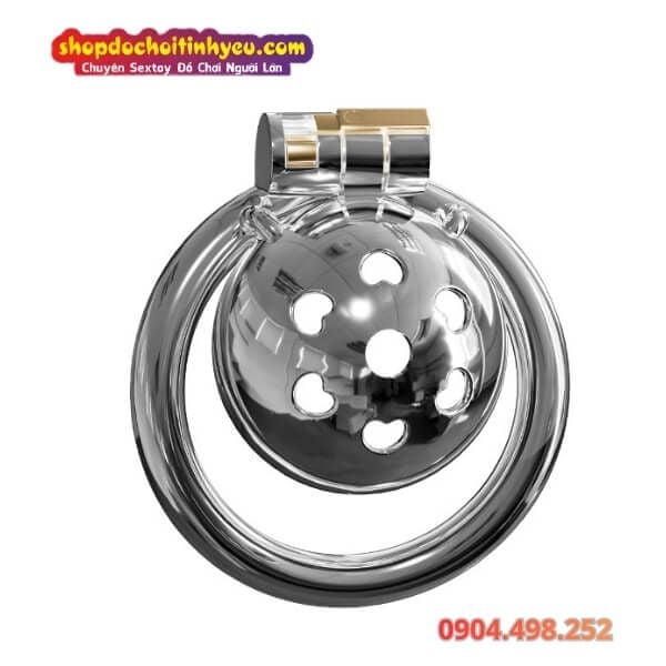 Khóa Trinh Tiết Kiểu Nắp Nồi Kim Loại Không Cho Cương Cứng