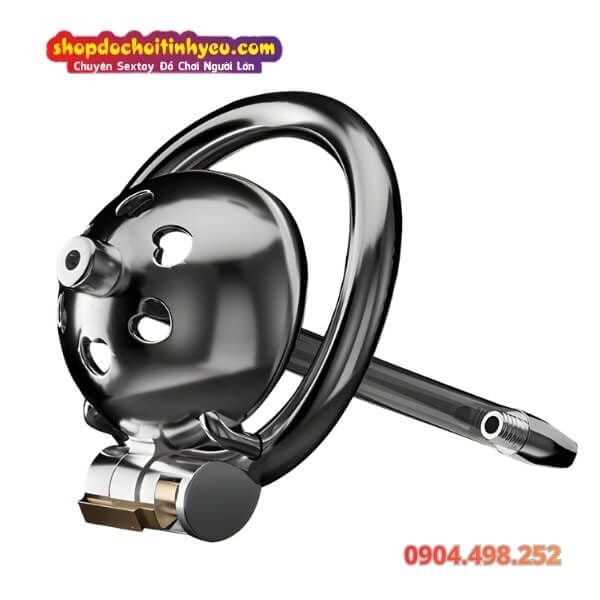 Khóa Trinh Tiết Kiểu Nắp Nồi Kim Loại Không Cho Cương Cứng