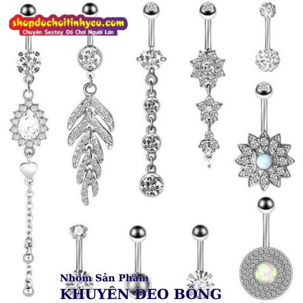 Shop Đồ Chơi Tình Yêu khuyên đeo bông gợi cảm phá cách