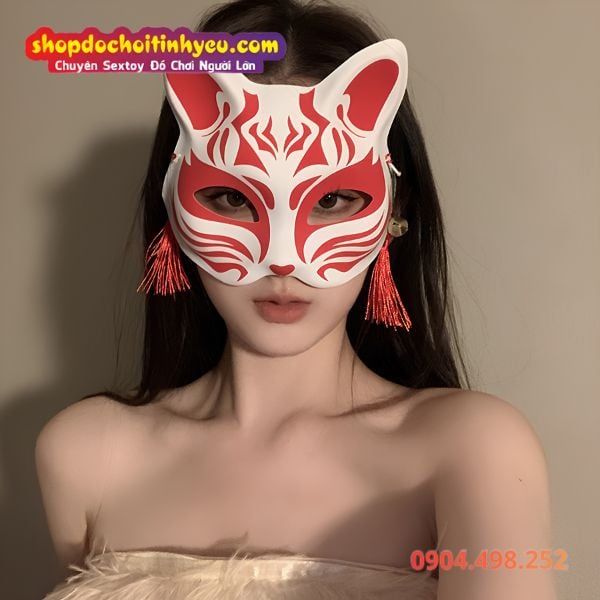 Mặt Nạ Hóa Trang Nàng Hồ Ly Quyến Rũ Bạn Tình Trong Đêm