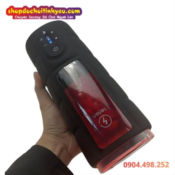 Máy Âm Đạo Giả Rung Co Bóp Tự Động Kèm Tỏa Nhiệt Thông Minh