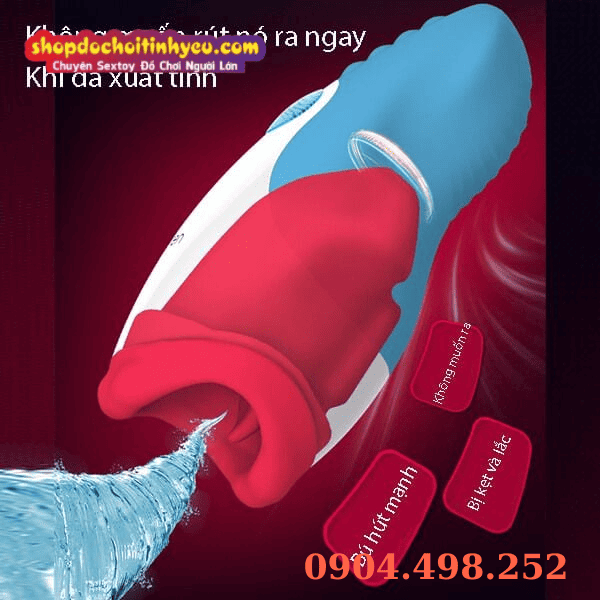 Máy bú cu đôi môi đỏ hút cực mạnh