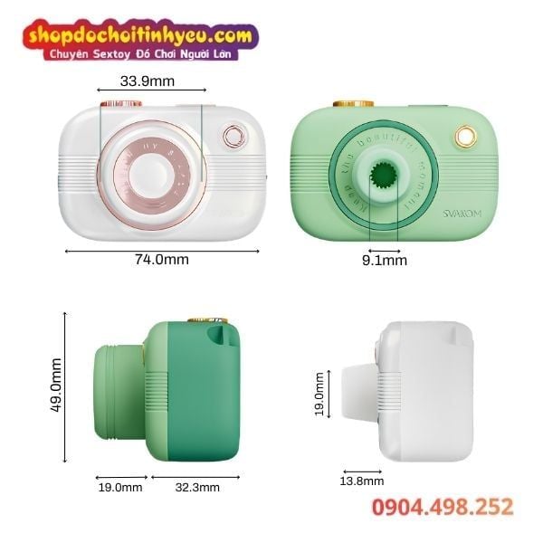 Máy Bú Hút Ngụy Trang Máy Ảnh Kết Hợp Trứng Rung Kèm Kẹp Ti