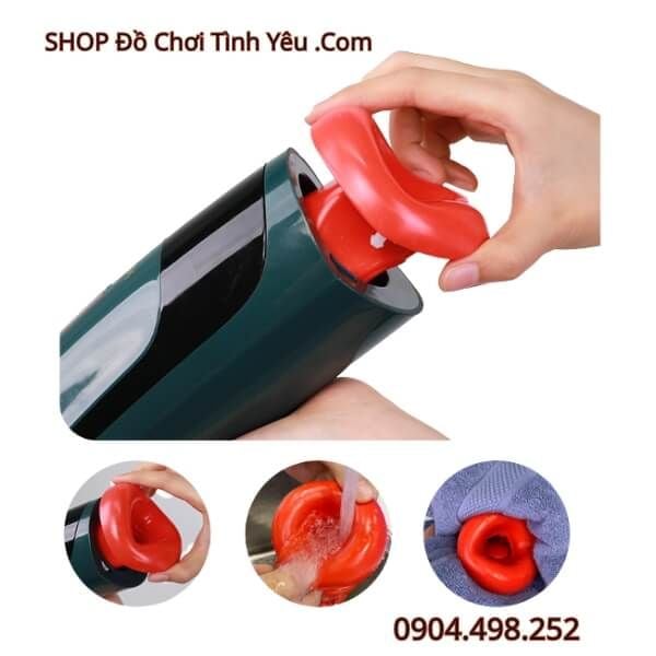 Máy Bú Mút Mô Phỏng Miệng Rên Rỉ Gia Nhiệt Thông Minh LETEN