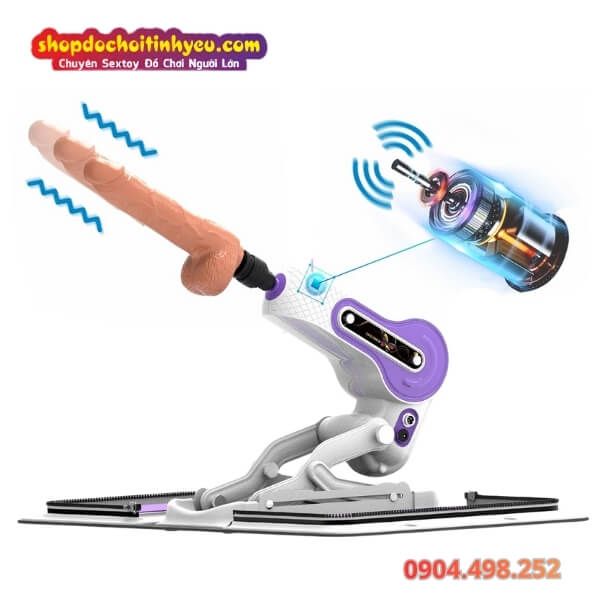 Máy Dương Vật X8 Rung Thụt Tự Động Tháo Lắp Dạng Túi Xách