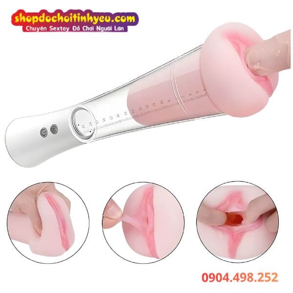 Máy Kẹp Hút Tự Động Luyện Tập Dương Vật Tăng Kích Cỡ MAX KIT