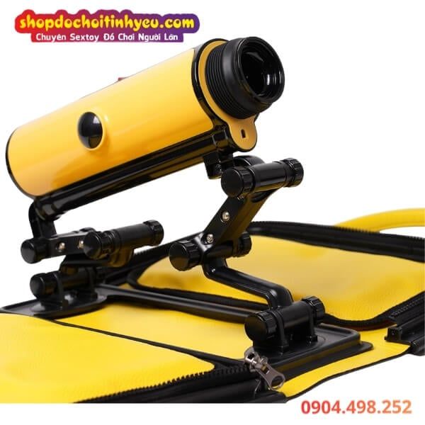 Máy Làm Tình X5 Rung Thụt Có Nhiệt Ngụy Trang Túi Xách Vàng