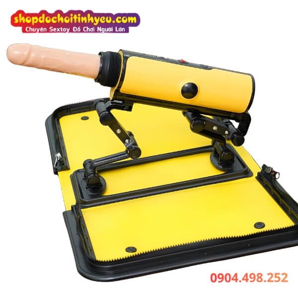 Máy Làm Tình X5 Rung Thụt Có Nhiệt Ngụy Trang Túi Xách Vàng