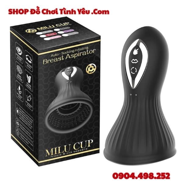 Máy Liếm Bú Mút Âm Đạo Núm Vú Đa Chế Độ Massage MILU CUP
