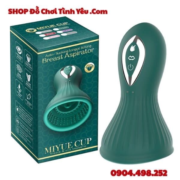 Máy Liếm Bú Mút Âm Đạo Núm Vú Đa Chế Độ Massage MILU CUP