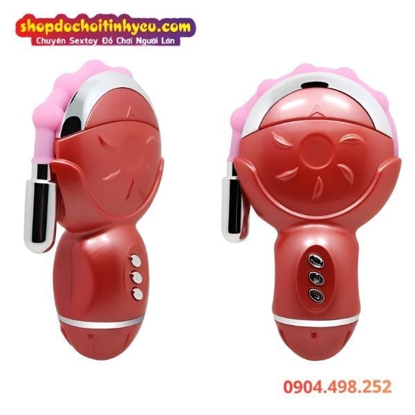 Máy Lưỡi Xoay Liếm Kèm Trứng Rung Cường Độ Cao ROLLING FUN