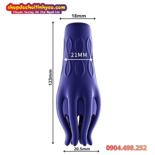 Máy Luyện Tập Quy Đầu Bạch Tuộc Giảm Độ Nhạy Cảm Dương Vật