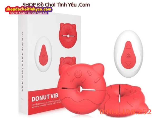 Kẹp núm vú bánh donut, kích thích hiệu quả