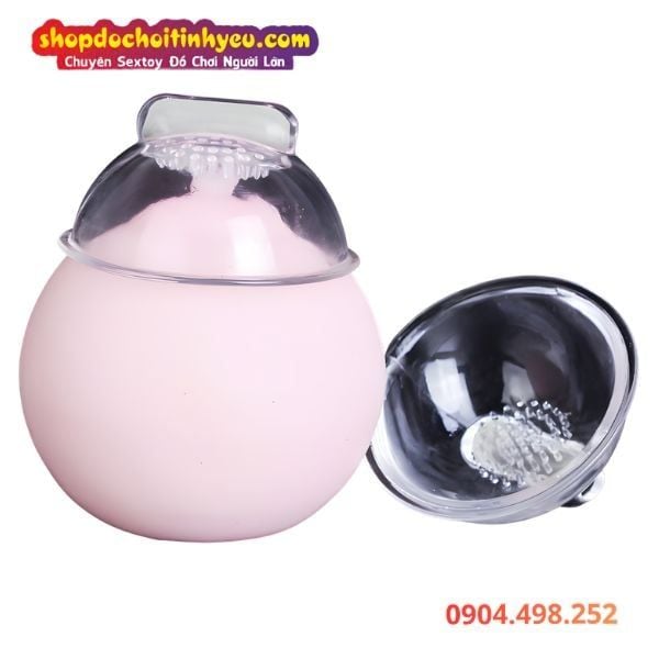 Máy Massage Vú Rung Có Gai Mềm Kèm Điều Khiển Có Dây XXOO