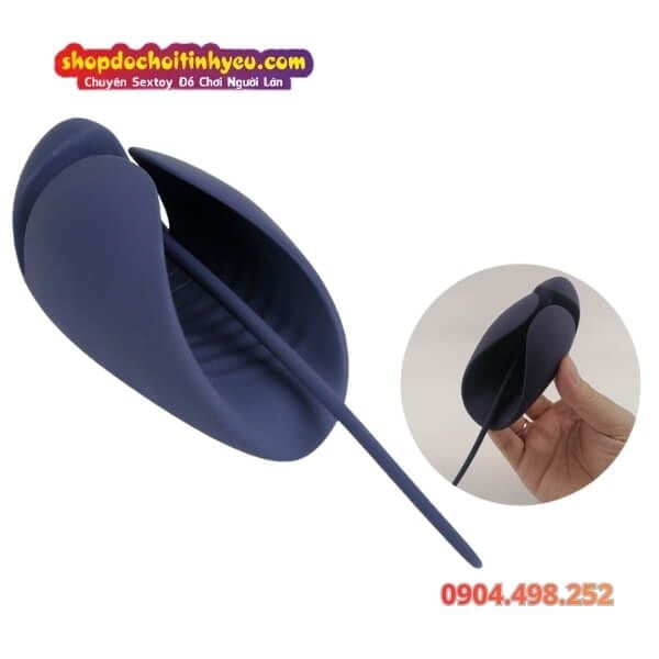 Máy Rung Bao Trọn Đầu Dương Vật Kèm Que Kích Thích Niệu Đạo