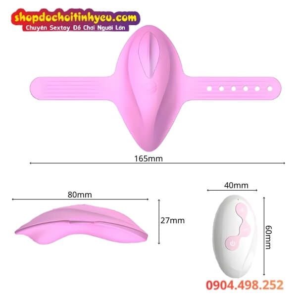 Máy Rung Đeo Quần Chip Kích Thích Âm Đạo Điều Khiển Remote