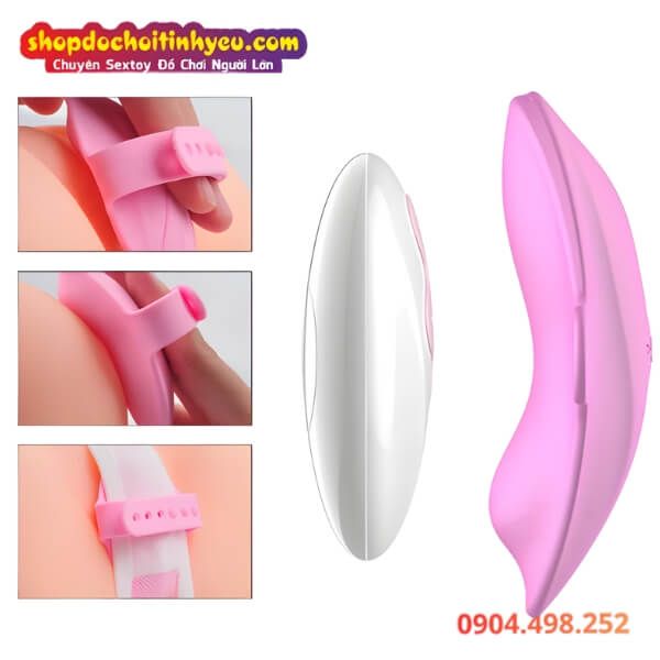 Máy Rung Đeo Quần Chip Kích Thích Âm Đạo Điều Khiển Remote