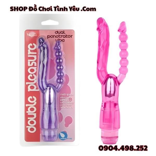 Máy Rung Hậu Môn Hai Đầu Dương Vật Và Chuỗi Bi Kích Thích Kép