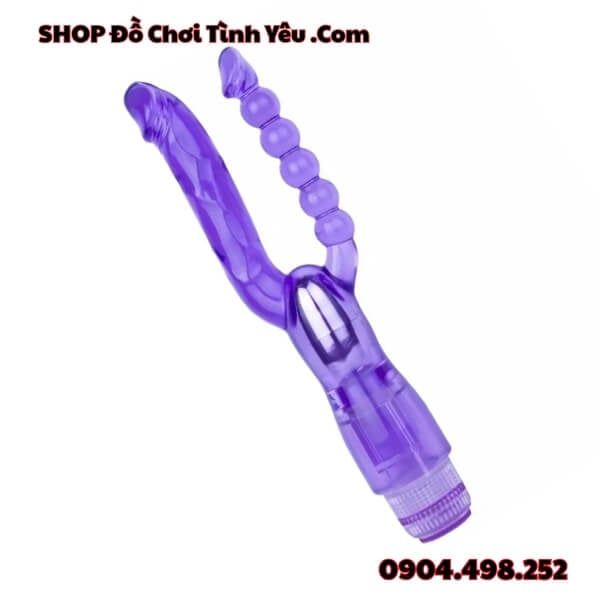 Máy Rung Hậu Môn Hai Đầu Dương Vật Và Chuỗi Bi Kích Thích Kép