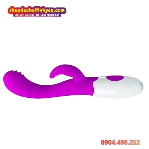 Máy Rung Kép Móc Cua Âm Đạo Có Gai Nhám Kích Thích Điểm G