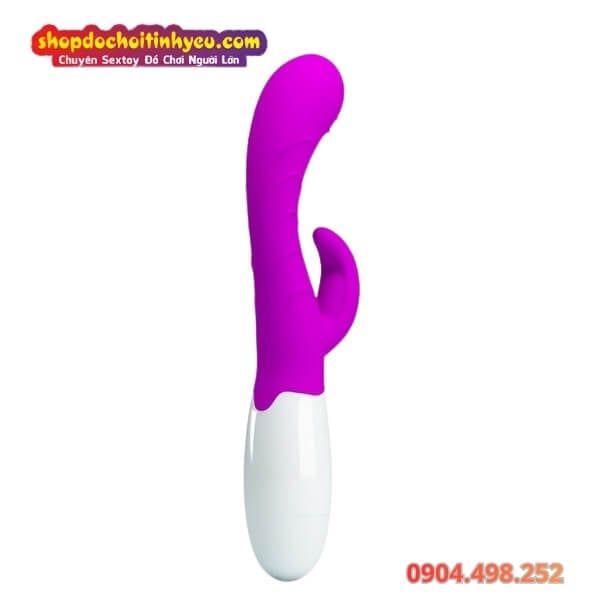 Máy Rung Kép Móc Cua Âm Đạo Có Gai Nhám Kích Thích Điểm G