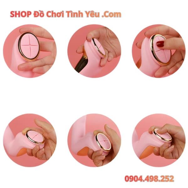 Máy Rung Ngón Tay Móc Xoa Điểm G Âm Vật Có Sưởi Ấm LETEN