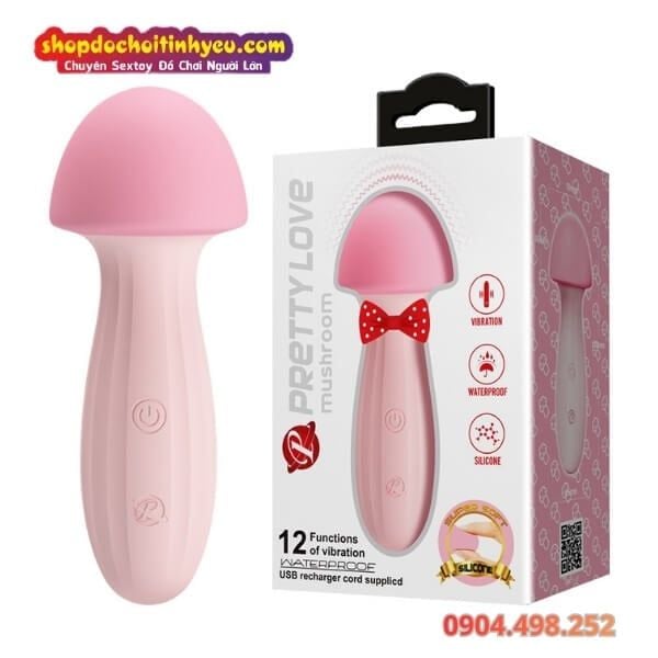 Máy Rung Đa Tần Số Cực Mạnh Ngụy Trang Hình Cây Nấm MUSHROOM