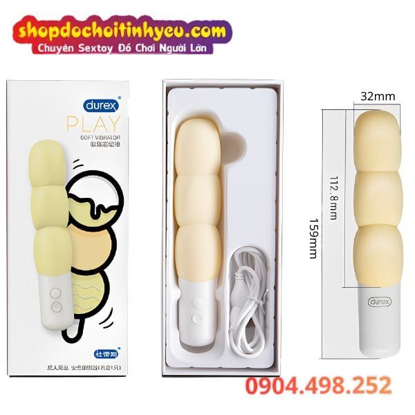 Máy Rung Que Kem Ba Nấc 8 Cấp Độ DUREX PLAY SOFT VIBRATOR