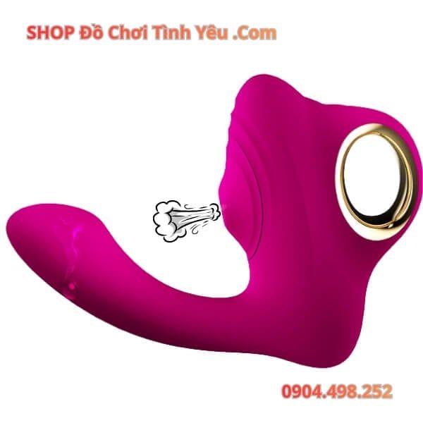 Máy Rung Thụt Đa Tần Số Kèm Chức Năng Bú Hút Làm Nóng LETEN