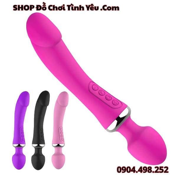 Máy Rung Thụt Tốc Độ Cao 2 Đầu Có Chế Độ Gia Nhiệt Kích Thích