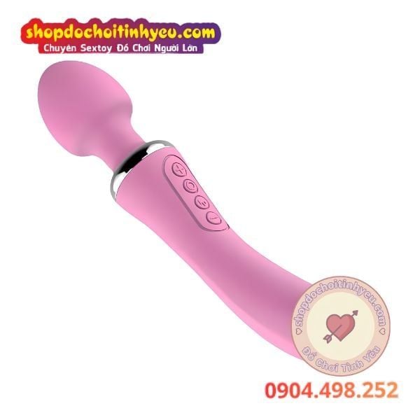 Máy Rung Thụt Tốc Độ Cao 2 Đầu Có Chế Độ Gia Nhiệt Kích Thích