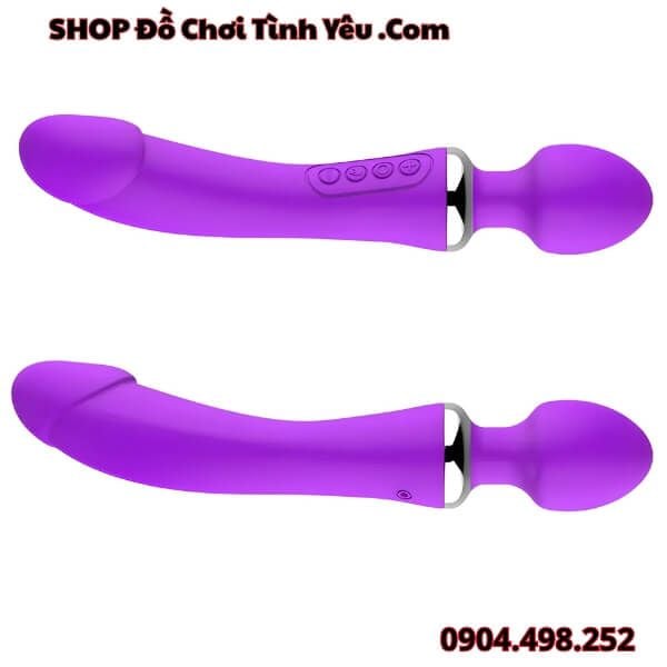 Máy Rung Thụt Tốc Độ Cao 2 Đầu Có Chế Độ Gia Nhiệt Kích Thích