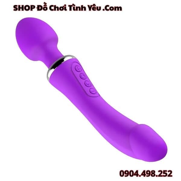 Máy Rung Thụt Tốc Độ Cao 2 Đầu Có Chế Độ Gia Nhiệt Kích Thích