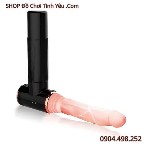 Máy Súng Dương Vật Giả Gân Nổi Rung Thụt Mạnh Có Sưởi Ấm DIBE